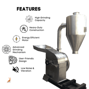 20 hp masala grinder - features - reindeer machinery