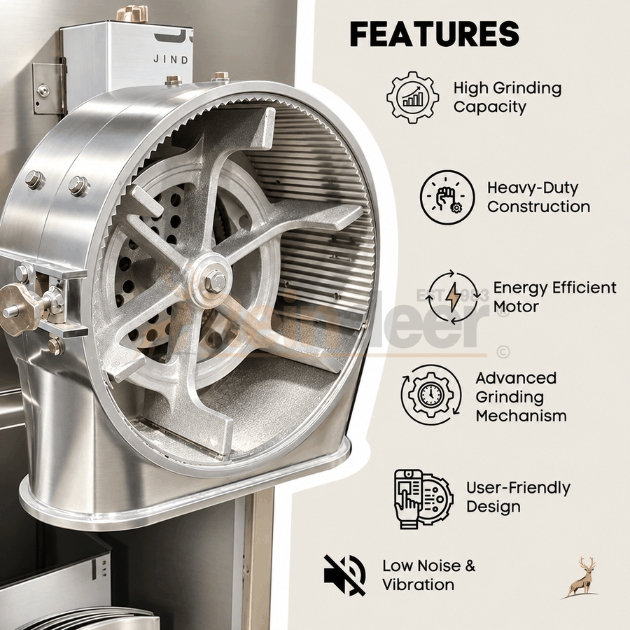 छोटे व्यवसाय के लिए आटा चक्की - विशेषताएं - रेनडियर मशीनरी