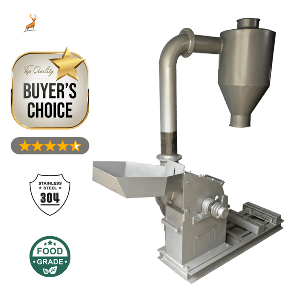 10 hp chilli powder machine - ms body - reindeer  machinery