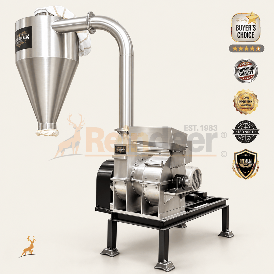 haldi pisne ki machine - ss304 food grade - reindeer machinery